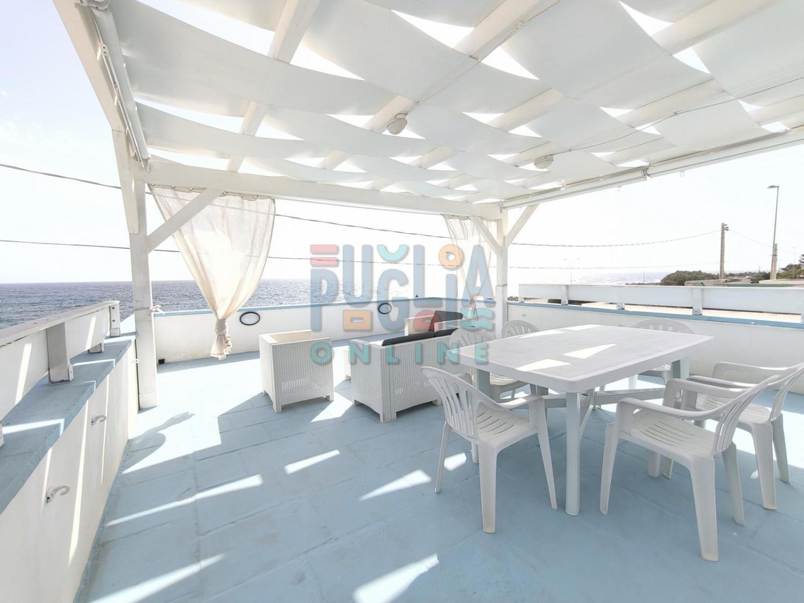 Bilocale Blue House Fronte Mare, A Posto Rosso Apartment Capilungo Exterior photo