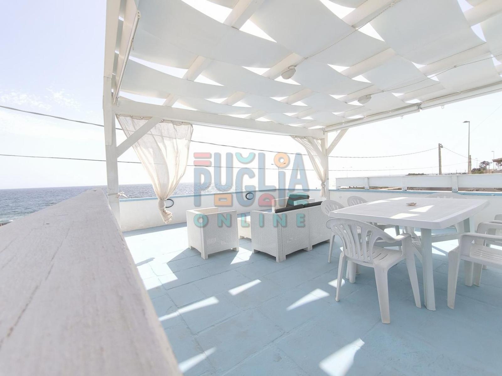 Bilocale Blue House Fronte Mare, A Posto Rosso Apartment Capilungo Exterior photo